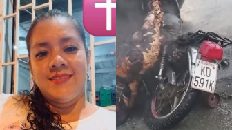 Woman Burns Alive Following Fiery Motorcycle Crash In Ecuador
