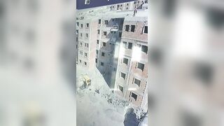 Worker Falls From 5th Floor of Building In Algeria