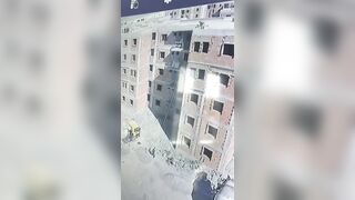 Worker Falls From 5th Floor of Building In Algeria