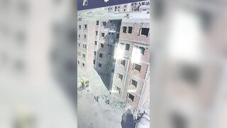 Worker Falls From 5th Floor of Building In Algeria