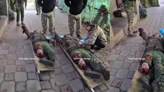 A Russian Nazi, missing a leg?