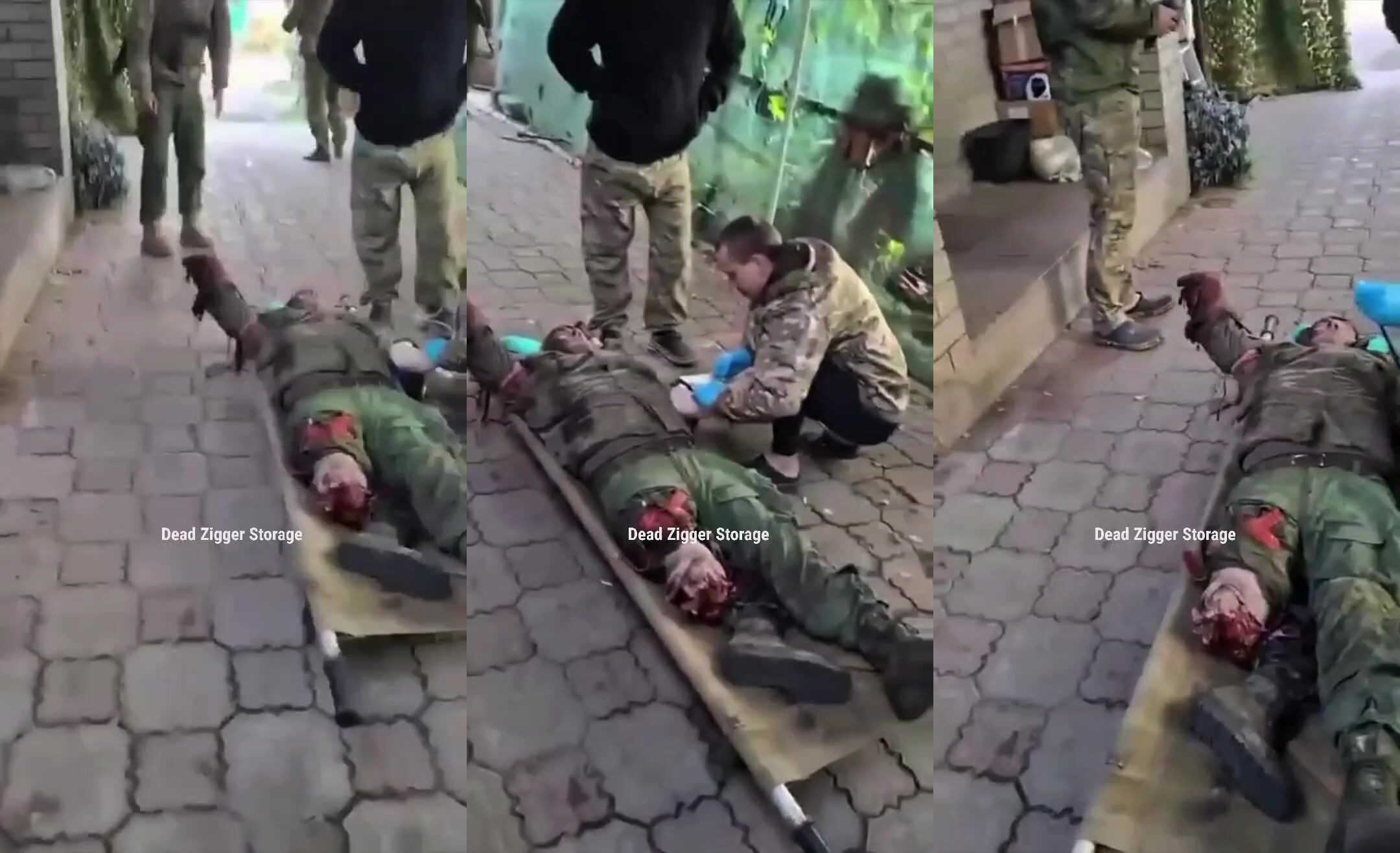 A Russian Nazi, missing a leg?