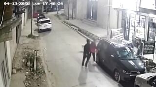 Neighbor Hero Foils Car Theft and Runs Over One of the Thieves