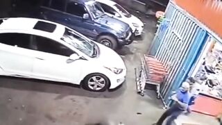 Elderly Customer Shot Critically After Confronting Armed Supermarket Robbers