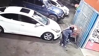 Elderly Customer Shot Critically After Confronting Armed Supermarket Robbers