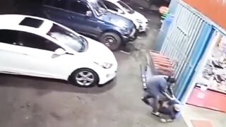 Elderly Customer Shot Critically After Confronting Armed Supermarket Robbers