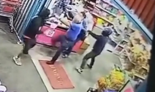 Elderly Customer Shot Critically After Confronting Armed Supermarket Robbers
