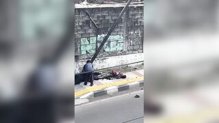 Horror on the Job: Two Internet Technicians Electrocuted While Raising a Pole