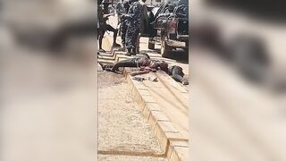 Two Phone Snatchers Brutalized By Mob In Uganda