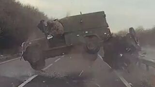 Two Injured Following Land Rover Defender Rollover Crash In The UK