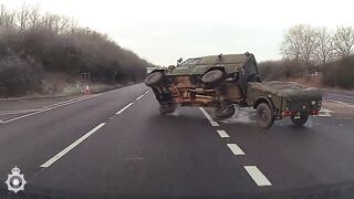 Two Injured Following Land Rover Defender Rollover Crash In The UK