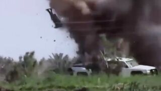 The Moment of Instant Death from a Mortar Shell