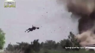 The Moment of Instant Death from a Mortar Shell