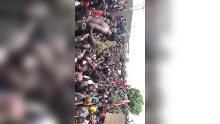A Woman From Your Nightmares Strips Naked In Protest In Nigeria {GROSS}