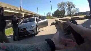 Body Camera Footage Shows Louisville Police Fatally Shoot Homicide Suspect in Gunfire