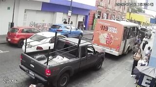 Elderly Lady Falls Under Moving Bus After Driver Takes Off Too Soon