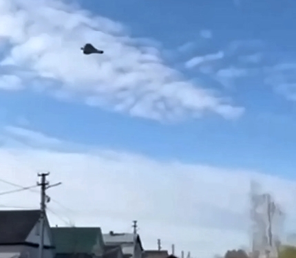 "Gerber" drone crashes near UA vehicle and fails to explode