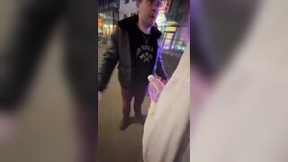 Brutal fight on the street In the Moscow region
