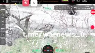 A Russian soldier jumps from the third floor of a burning flat