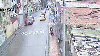 Woman Waiting for the Bus Gets Fatally Struck by Loose Tyre