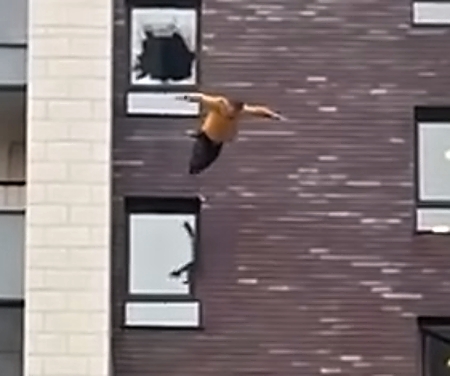 Man killed himself by jumping from 8th floor