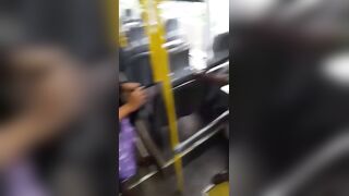 Man Caught Stealing On The Bus Gets Beaten And Kicked By Passengers