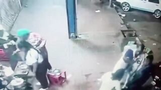A woman who had been cooking on the pavement  shot and killed in South Africa