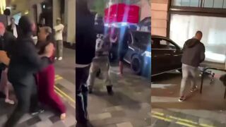 Car Ramming Pedestrians Nonsense, After a Squabble - London