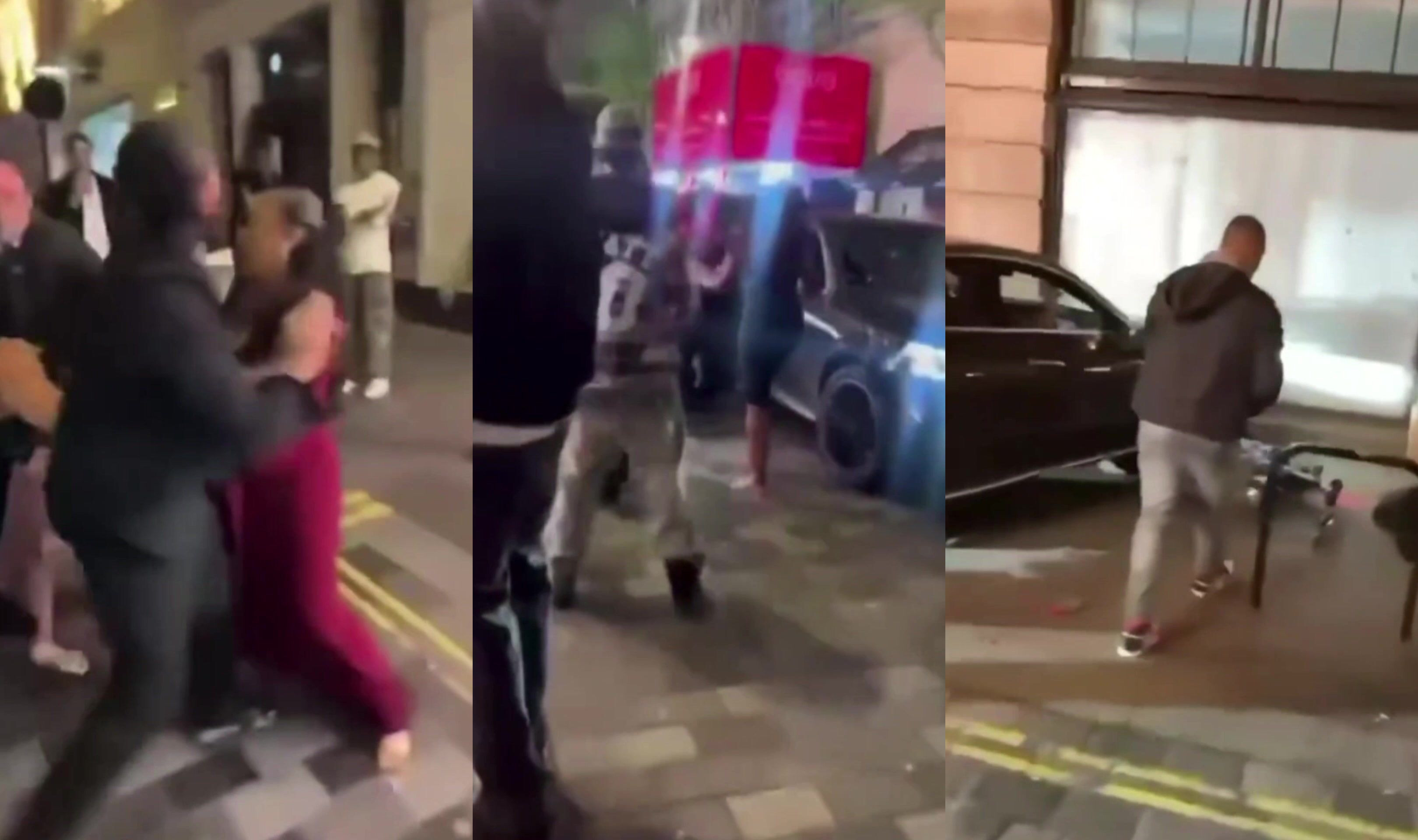 Car Ramming Pedestrians Nonsense, After a Squabble - London