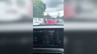 Moment Of Fatal Shooting During Road Rage Incident In South Africa