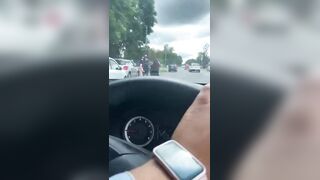 Moment Of Fatal Shooting During Road Rage Incident In South Africa