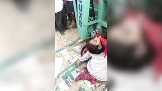 19-year-old woman dies after her scarf gets stuck in a thresher