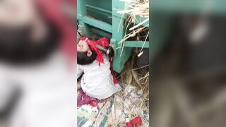 19-year-old woman dies after her scarf gets stuck in a thresher