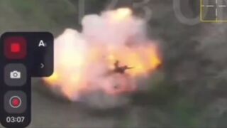 Ukrainian sees drone, ignores it, dies.