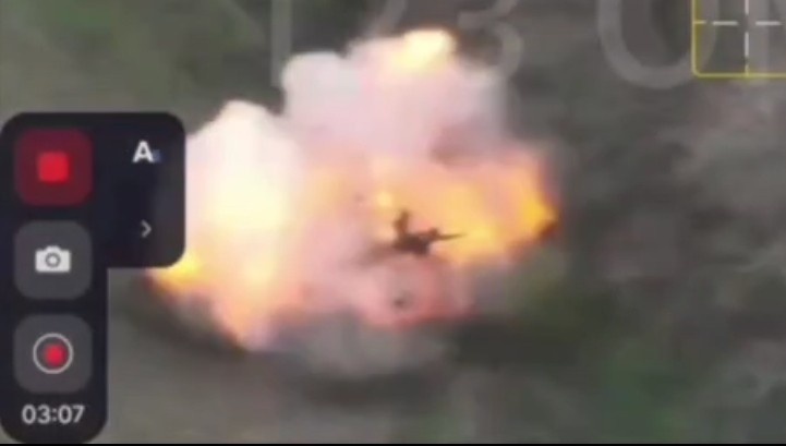 Ukrainian sees drone, ignores it, dies.
