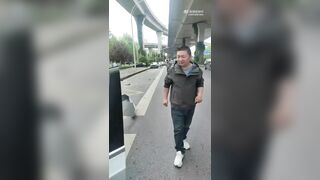 One Dead After BMW Crashed Ino A Parked Truck In China