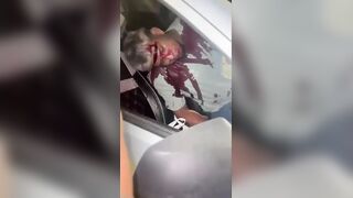 Seconds After Fatal Gang-Related Shooting On A Busy Street In Ecuador