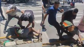 Phone Snatcher Gets Beaten By Locals In Belem, BR