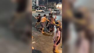 Dude Beaten Unconscious During Festival In Thailand