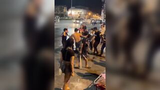 Dude Beaten Unconscious During Festival In Thailand