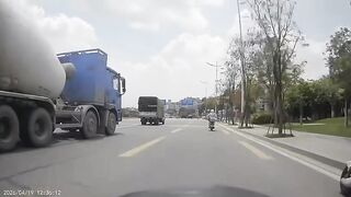 Cement Truck Takes Lives Of Two In A Second