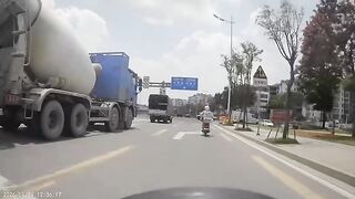 Cement Truck Takes Lives Of Two In A Second
