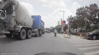 Cement Truck Takes Lives Of Two In A Second