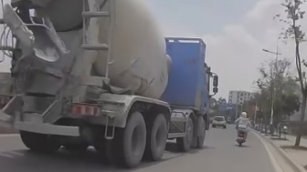 Cement Truck Takes Lives Of Two In A Second