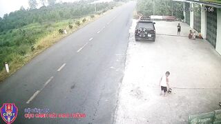 Tragic Accident: Child’s Football Causes Motorcyclist to Lose Control and Die
