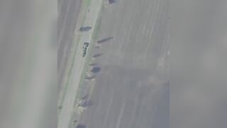 Elimination of the Ukrainian wheeled self-propelled howitzer