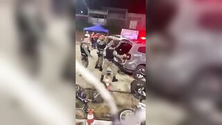 Man Gets Dropped By Police Officer In Brazil