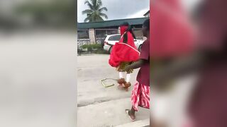 Woman Attacked by Masquerade During Cultural Festival