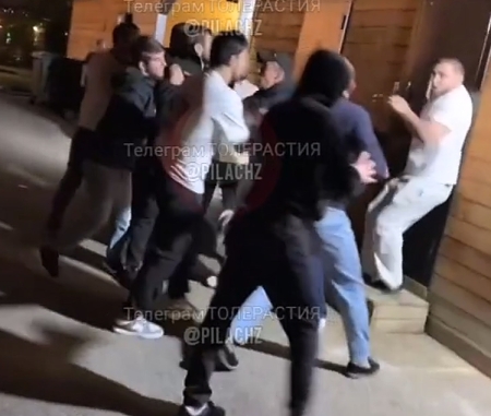 Brutal mass fight in Sochi