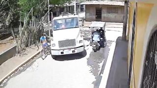 25-Year-Old Man is Fatally Crushed by a Heavy Tanker Truck (CCTV & Aftermath)